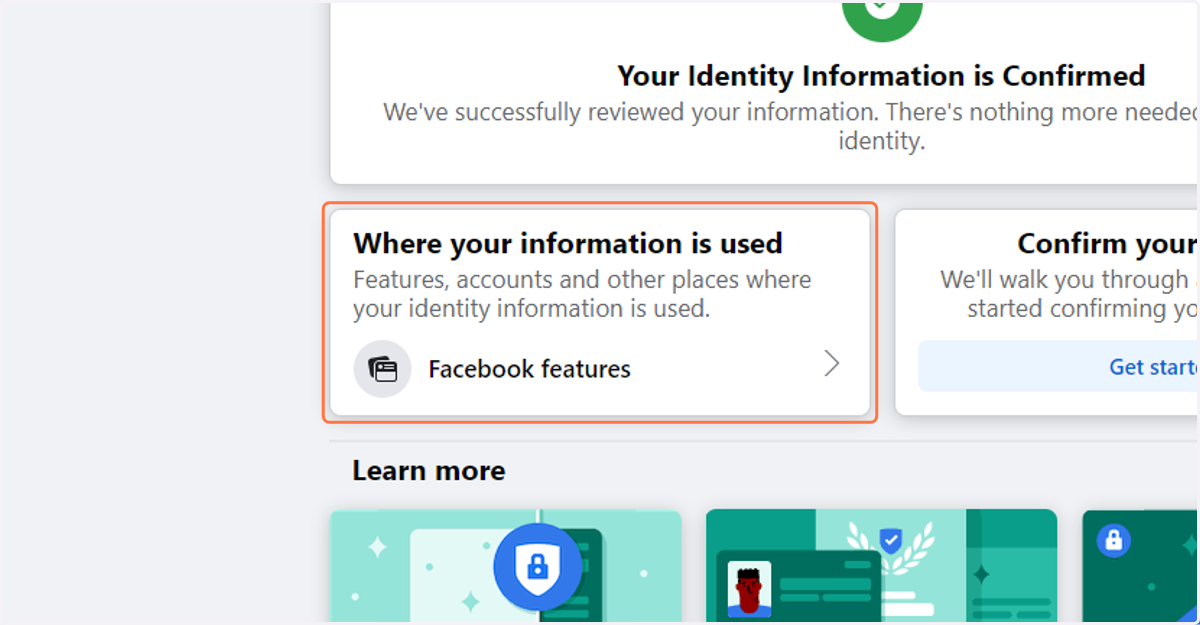 Regardless of ID confirmation, you will need to take step 2 and look to where/how your information is used