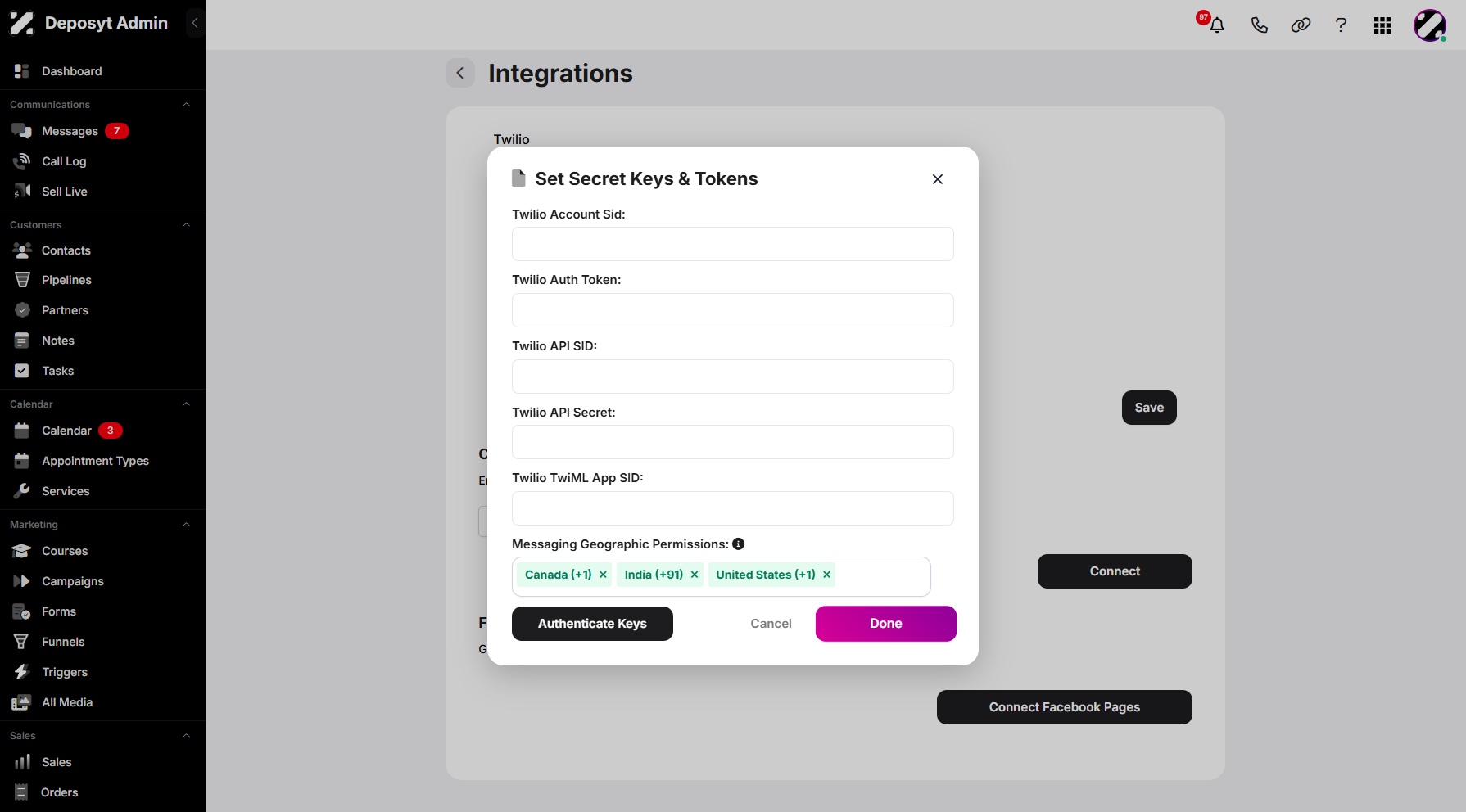 Step 8: Once everything is set and verified, click Done to save and apply the changes.