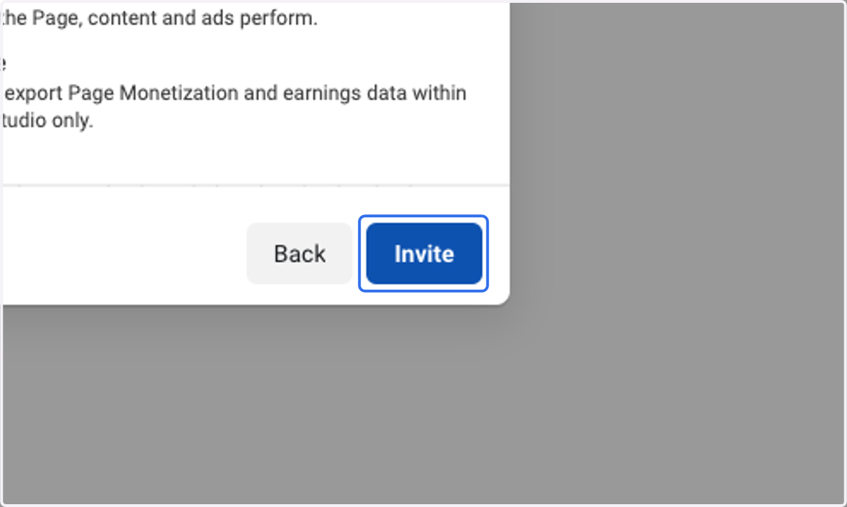 Click on Invite