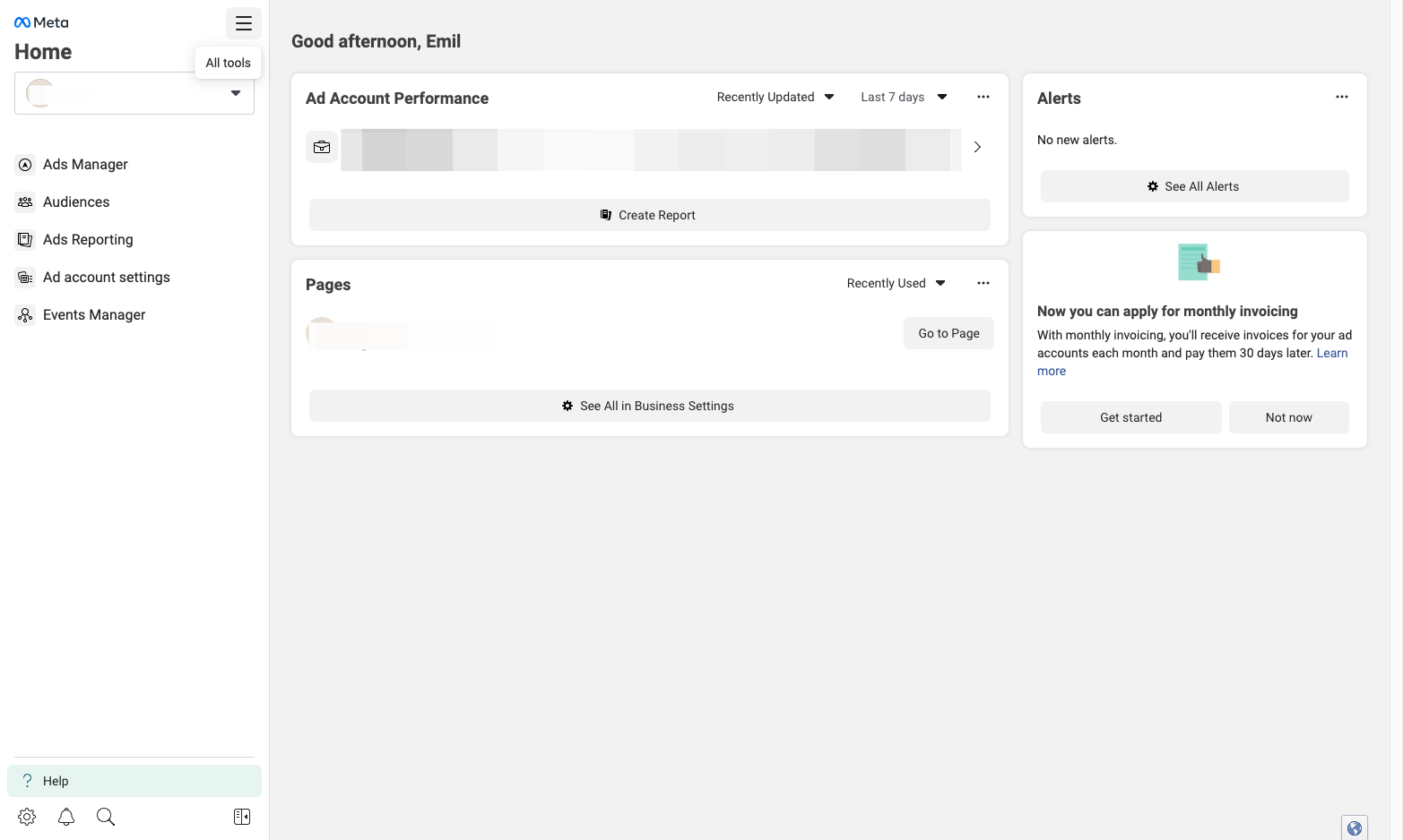 Click on All tools…