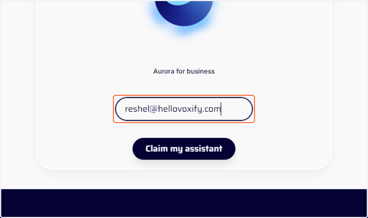 Enter your email address