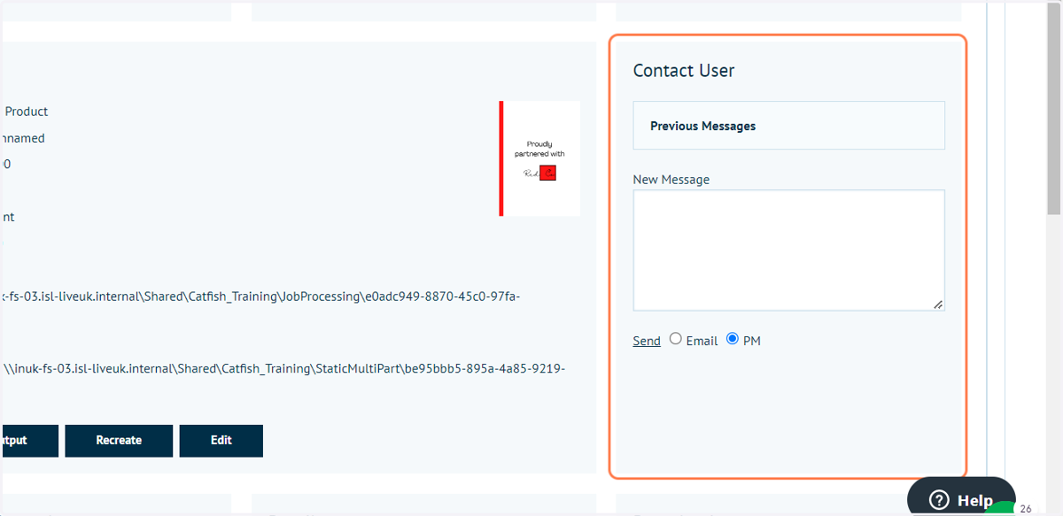 Contact User