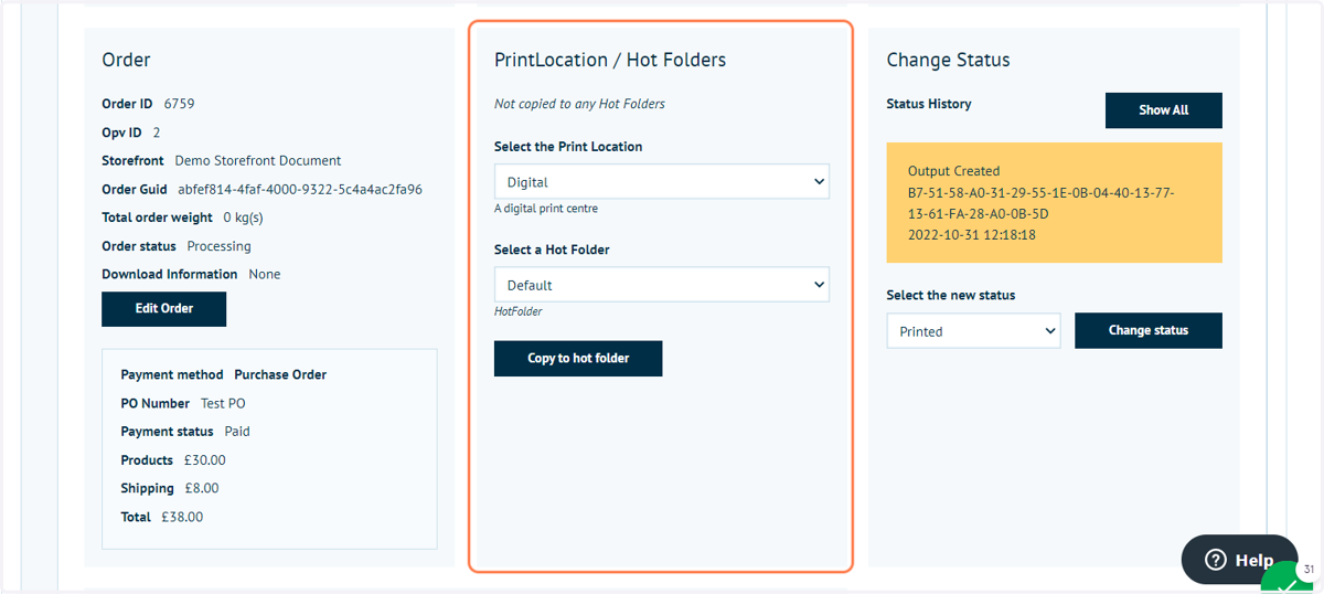 PrintLocation / Hot Folders