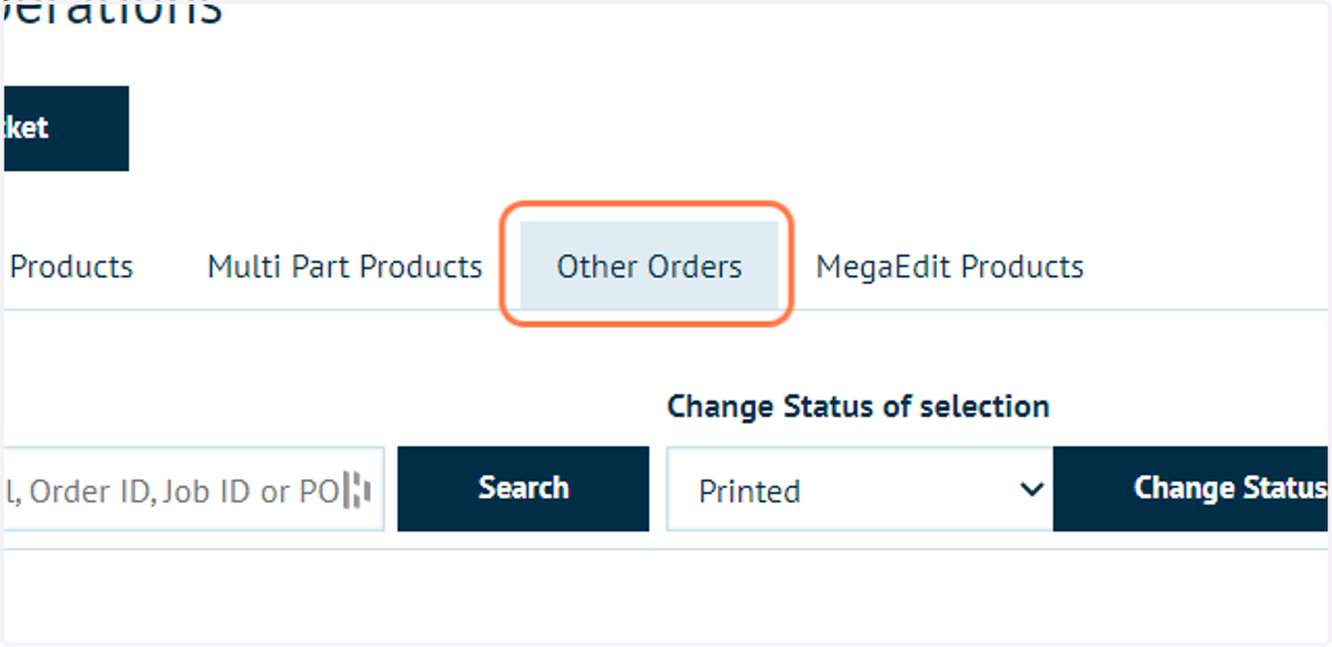 Click on Other Orders