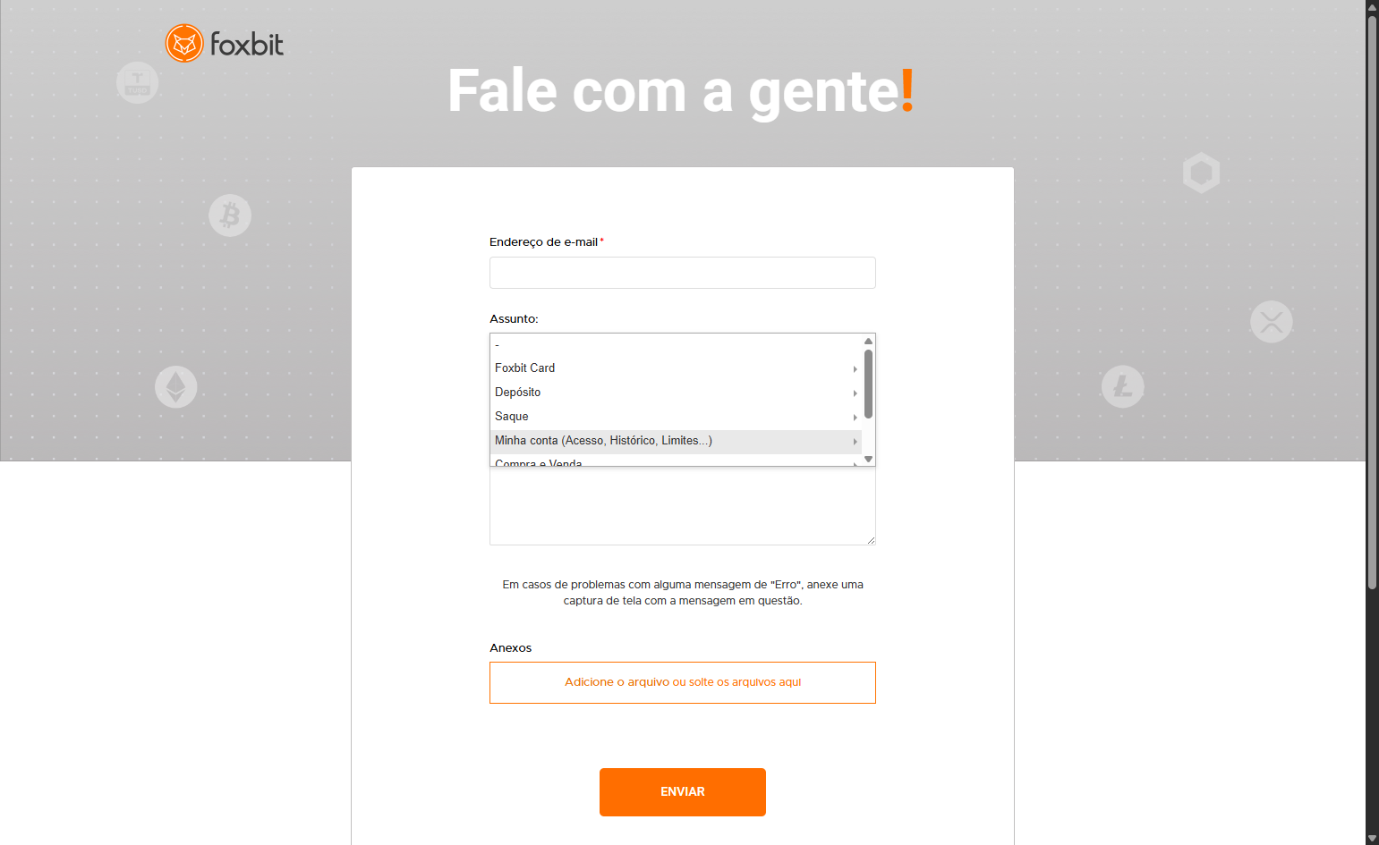 Selecione a opção Minha conta (Acesso, Histórico, Limites...)