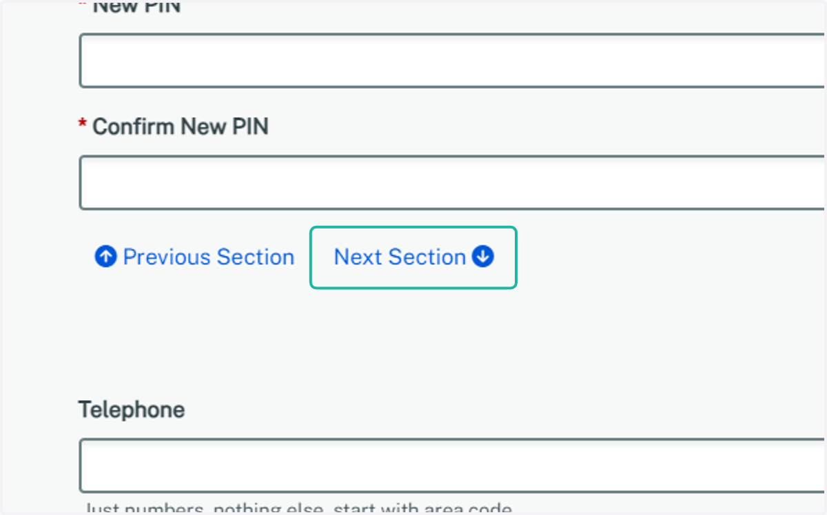 Create a PIN