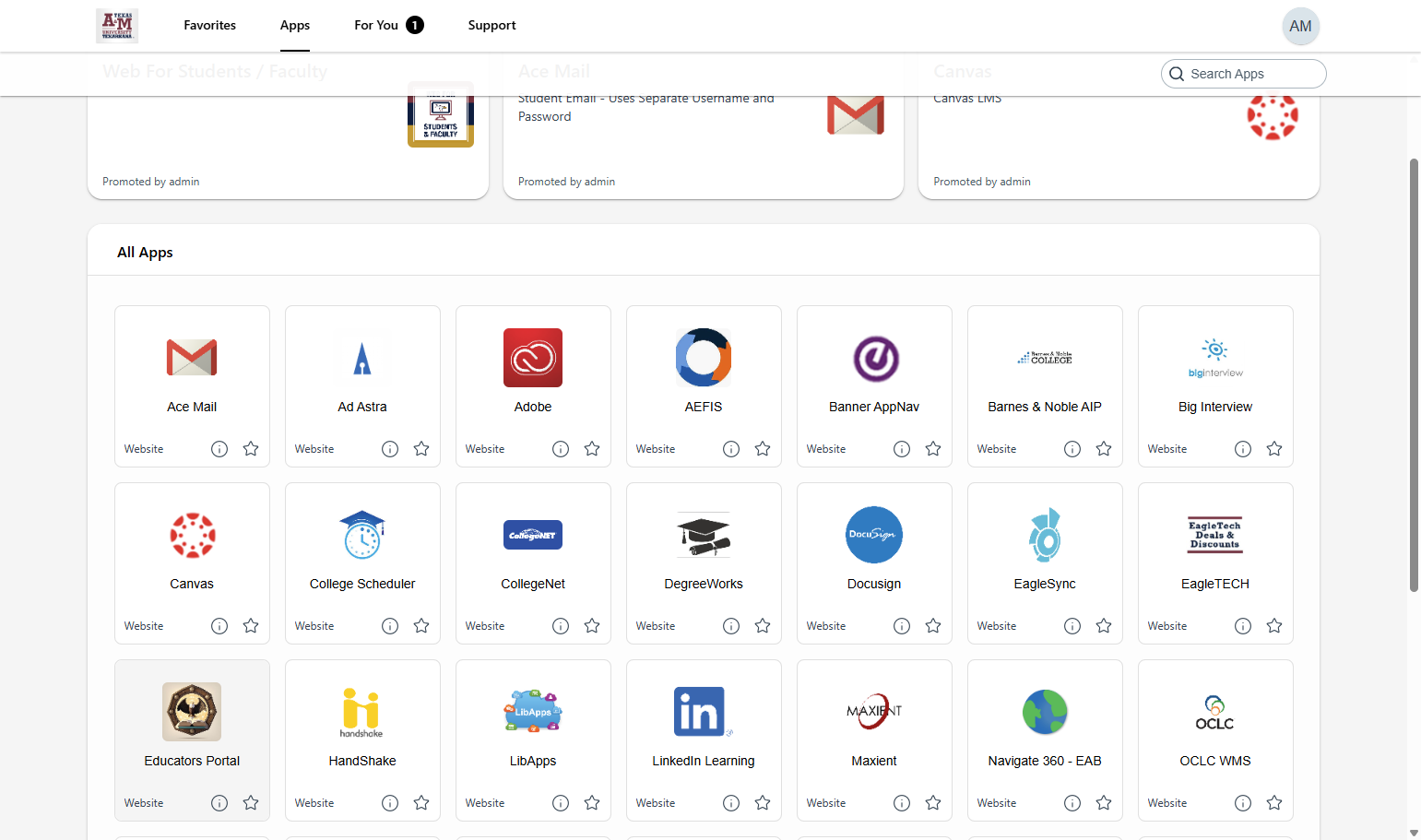 Click on Educators Portal