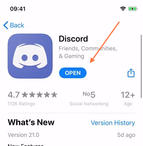 Make sure to download the app and open it once it's ready.