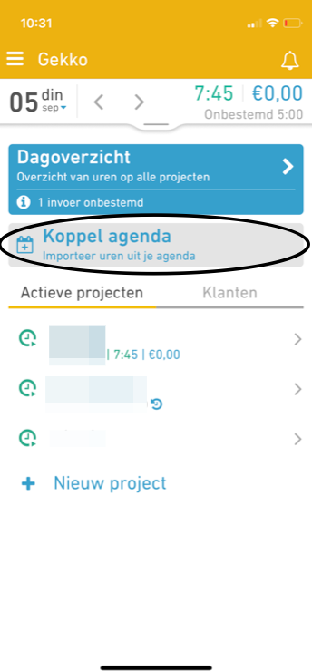 Koppel je agenda.