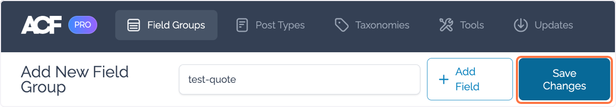 Click on 'Save Changes' Click on 'Save Changes'
