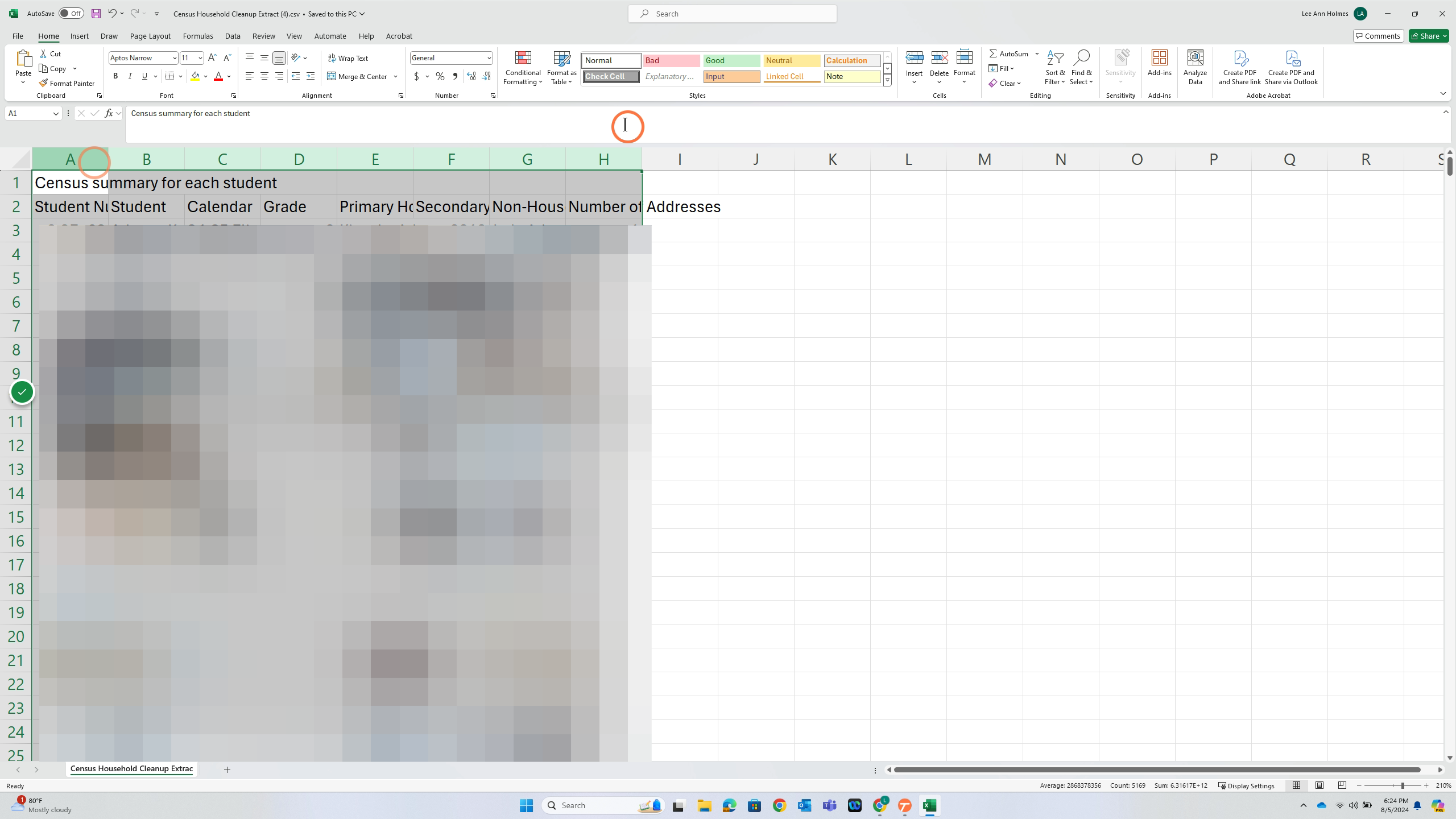 You must do your own filtering if using Excel