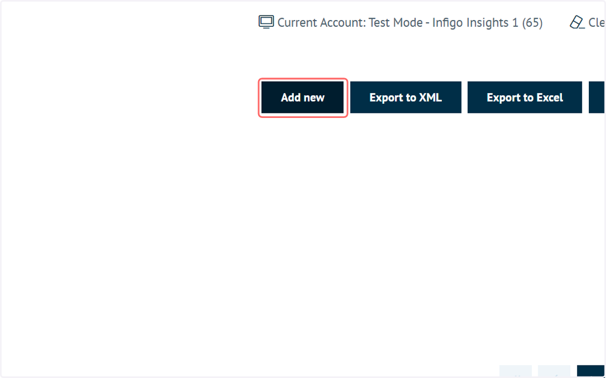 Click on Add new