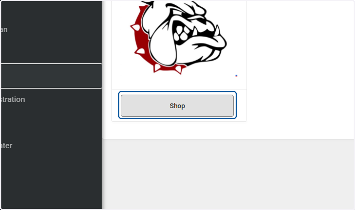 Click on Shop - There should only be one shop for your current high school