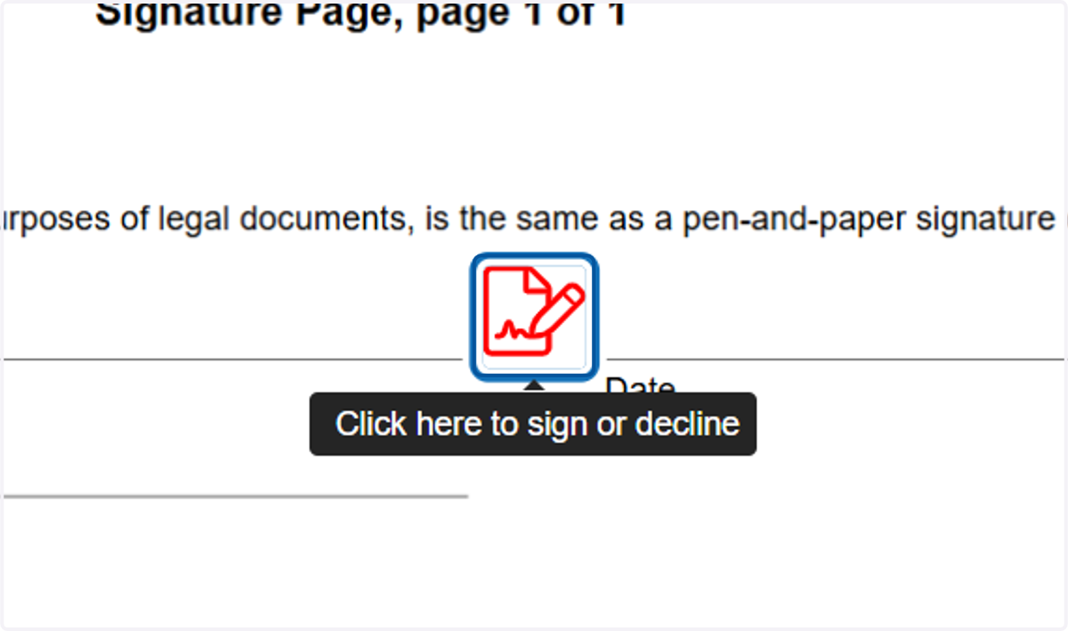 Once you have answered all the questions to the best of your ability, you will then sign the form.