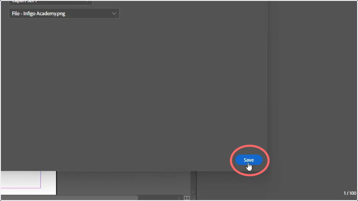 Click Save