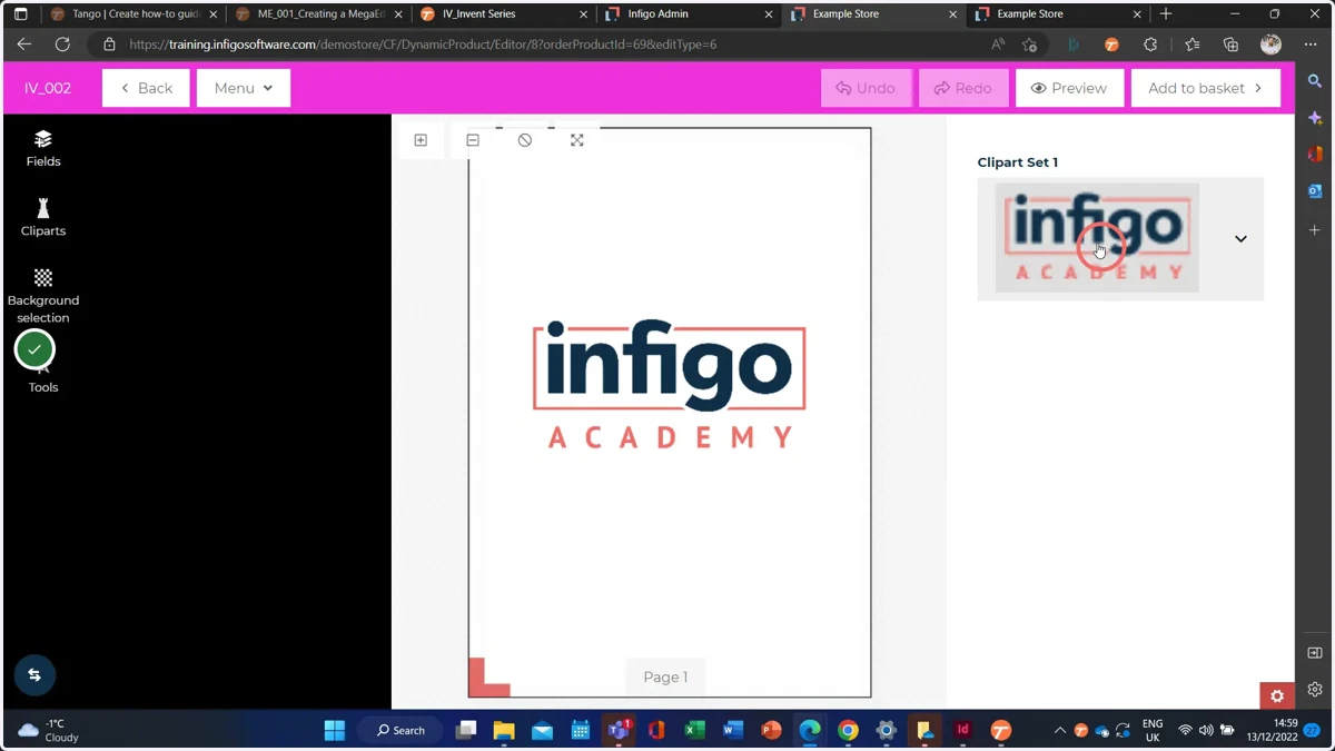 Review and test your variable image field