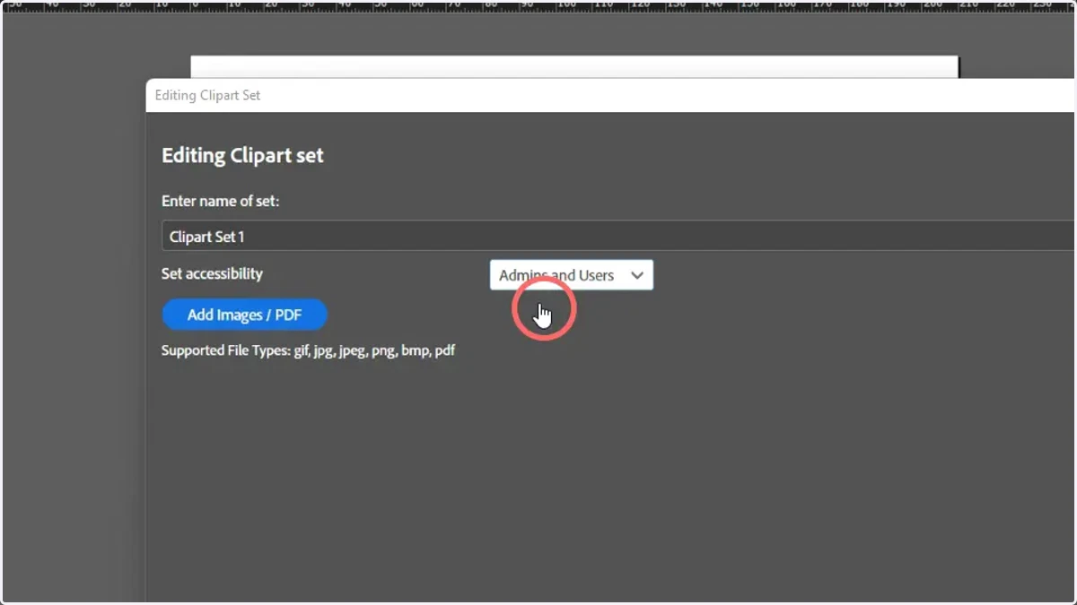 Select an accessibility level