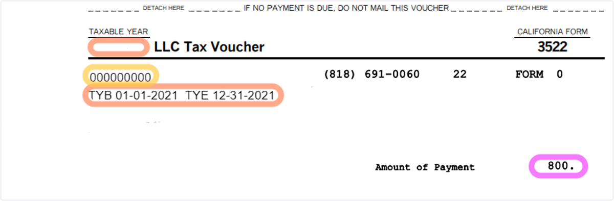 Look at your Tax Return Letter and Find your 3522 Voucher in your Tax Return step