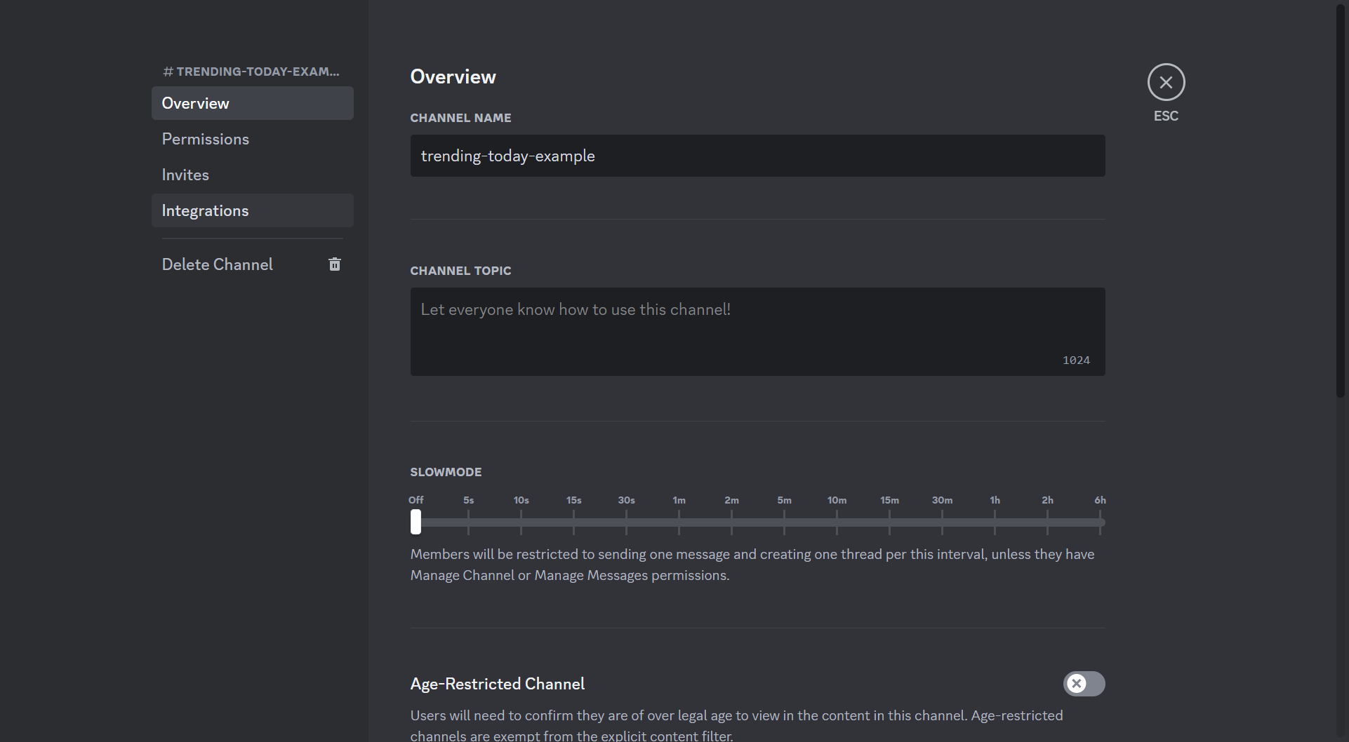 Click on Integrations