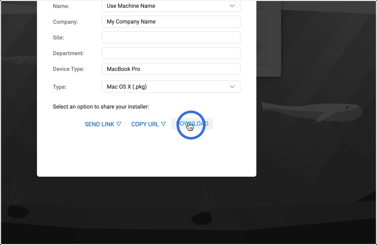 Change Type to Mac OS x