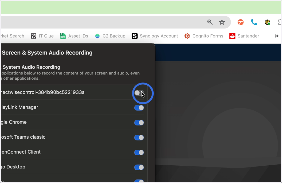 Click on ConnectWise Control