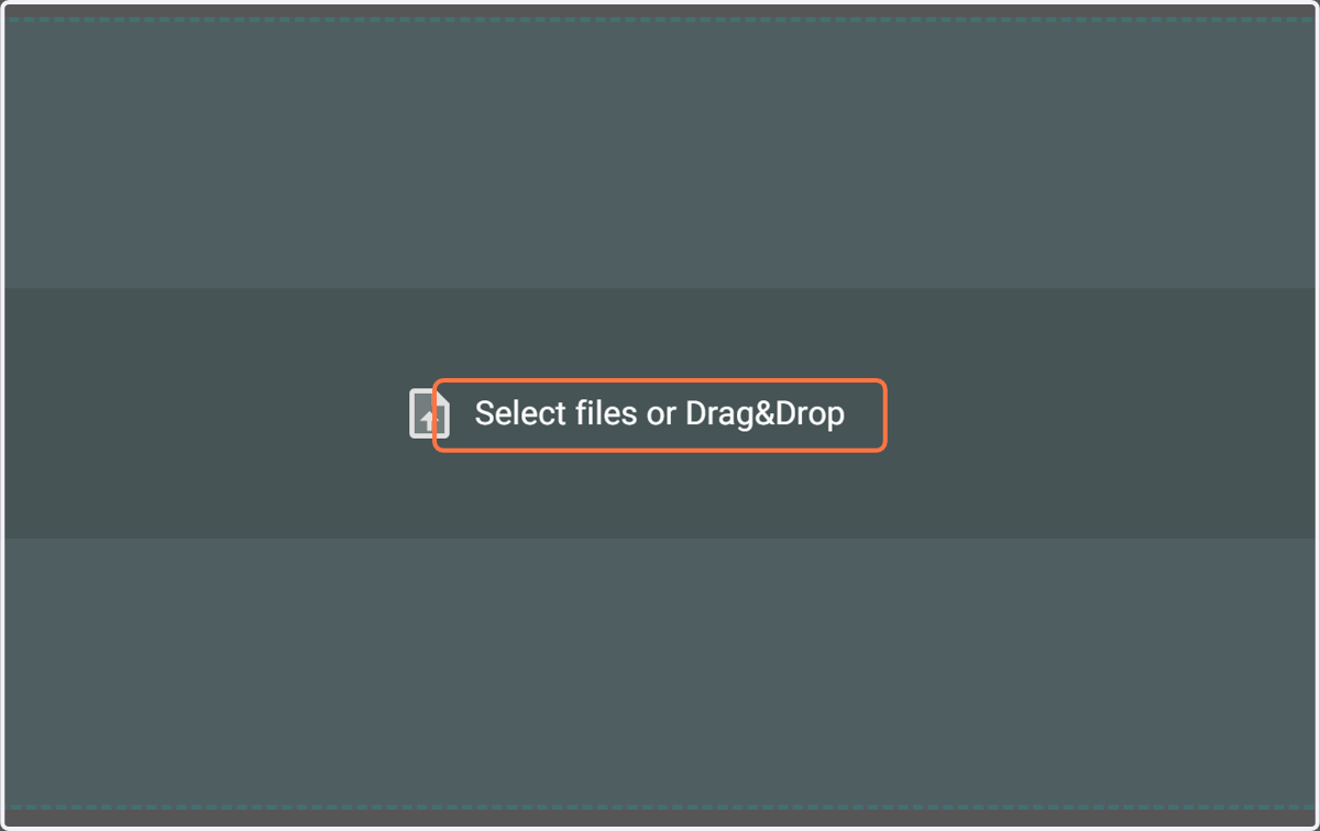 Uploading a file with an orthophotomap.