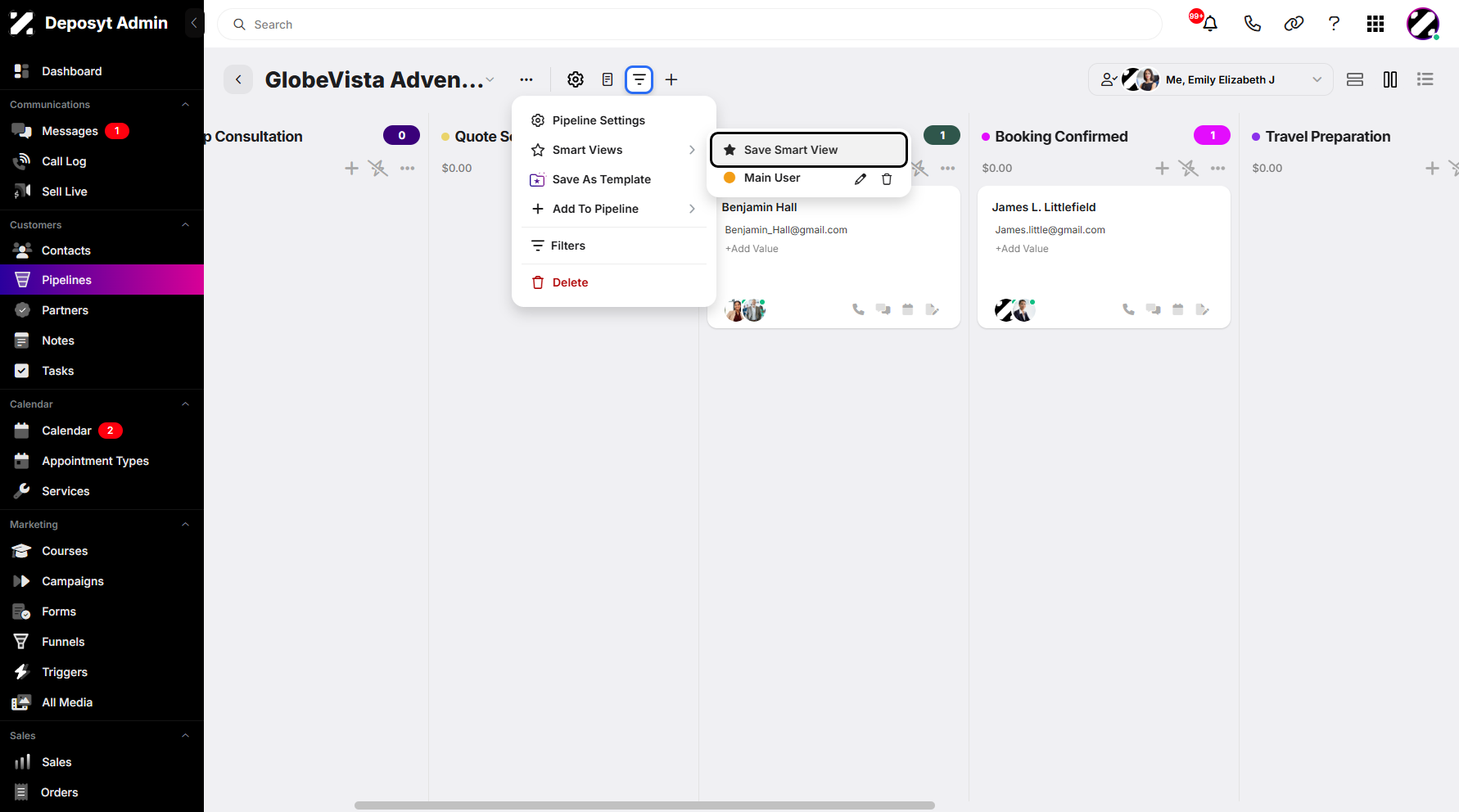 Step 8: Click on Save Smart View.