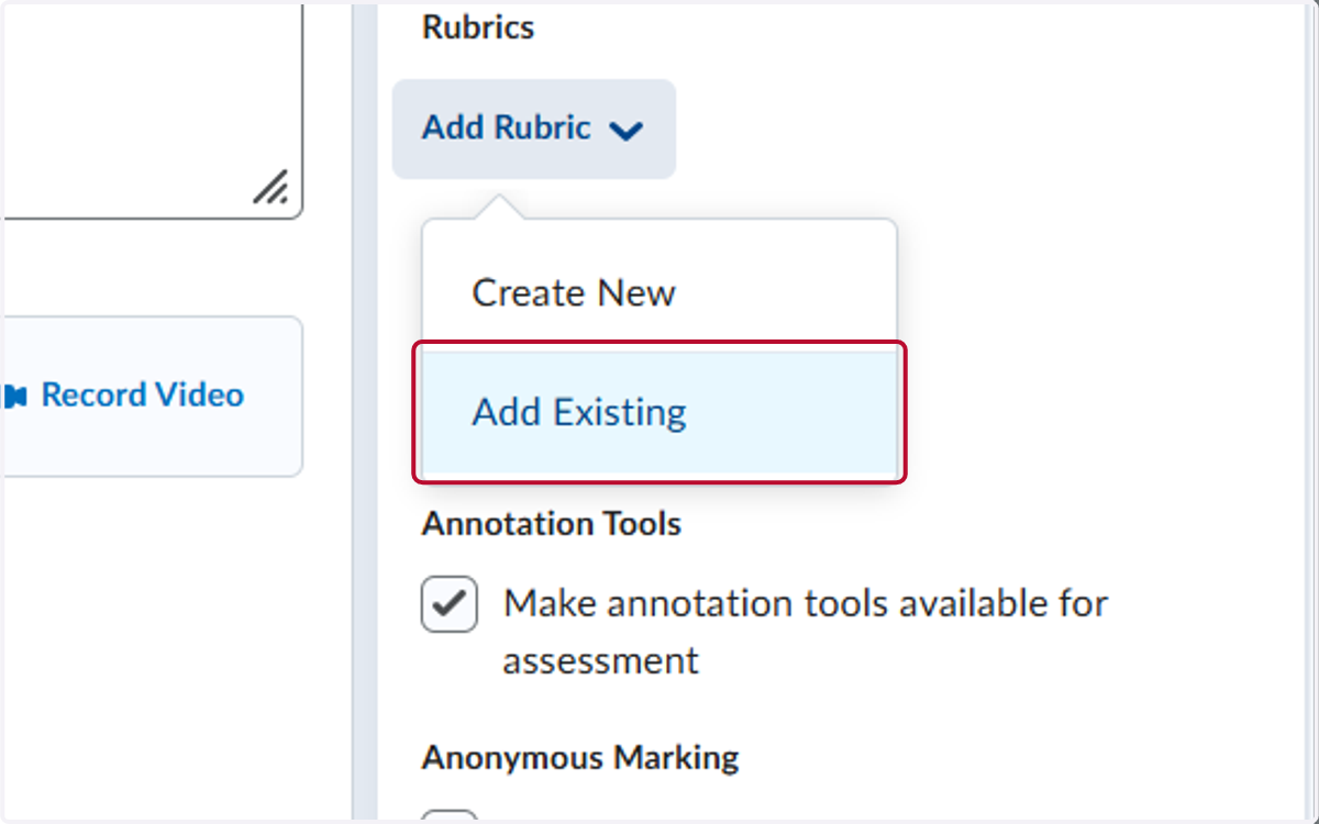 Click on Add Existing
