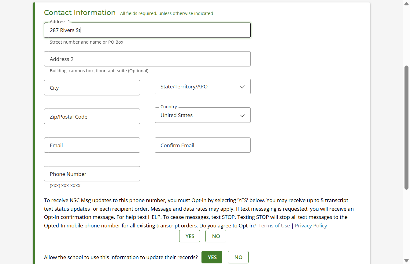 Contact Information