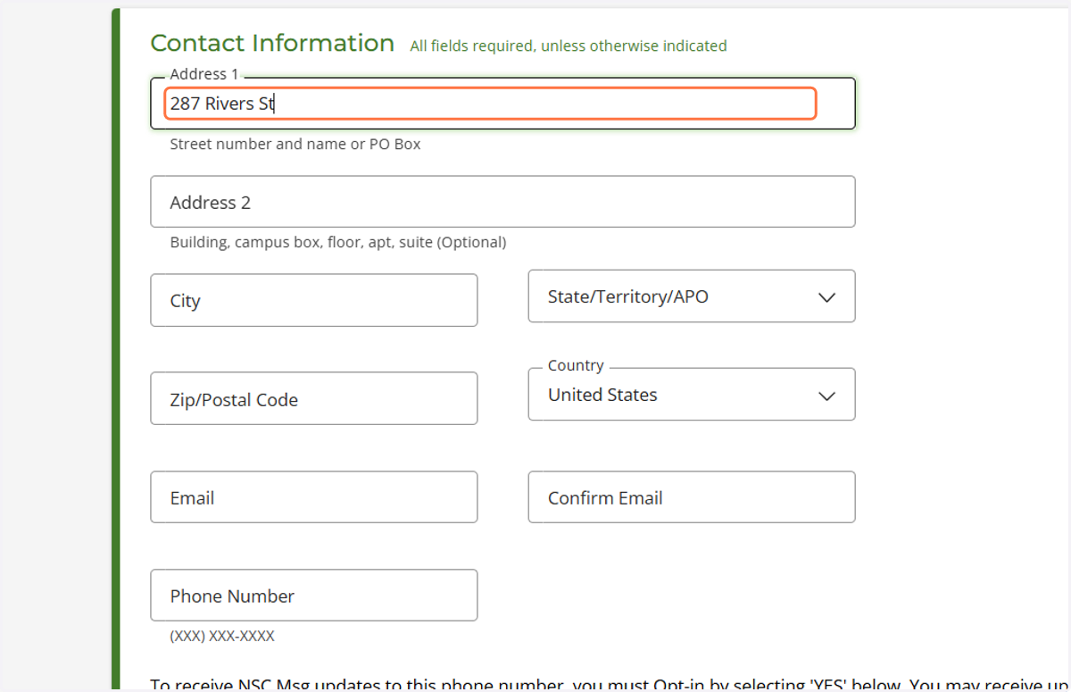 Contact Information
