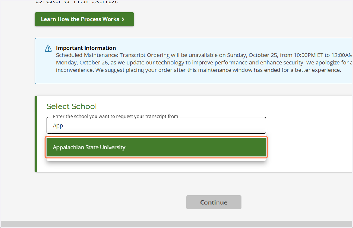 Select Your University