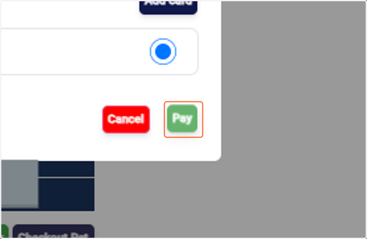 Click on "Pay".