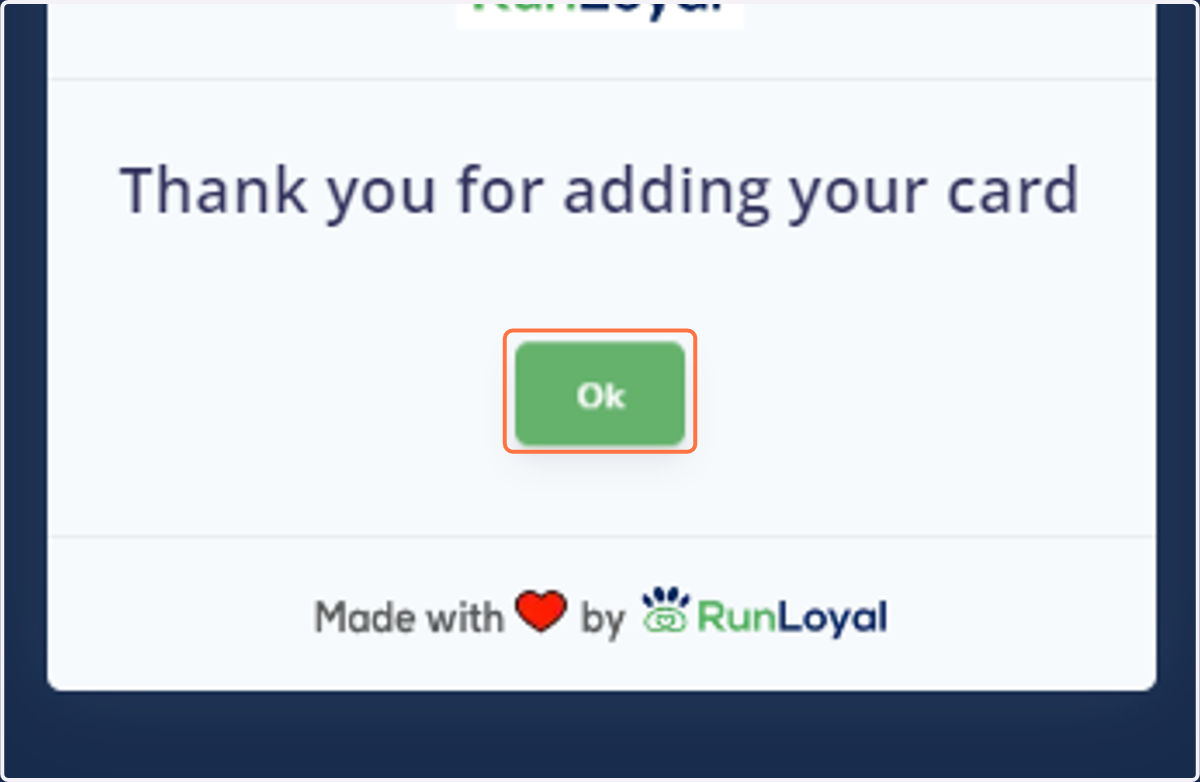 Now, the card has been added to the Pet Owner page. Click on OK.