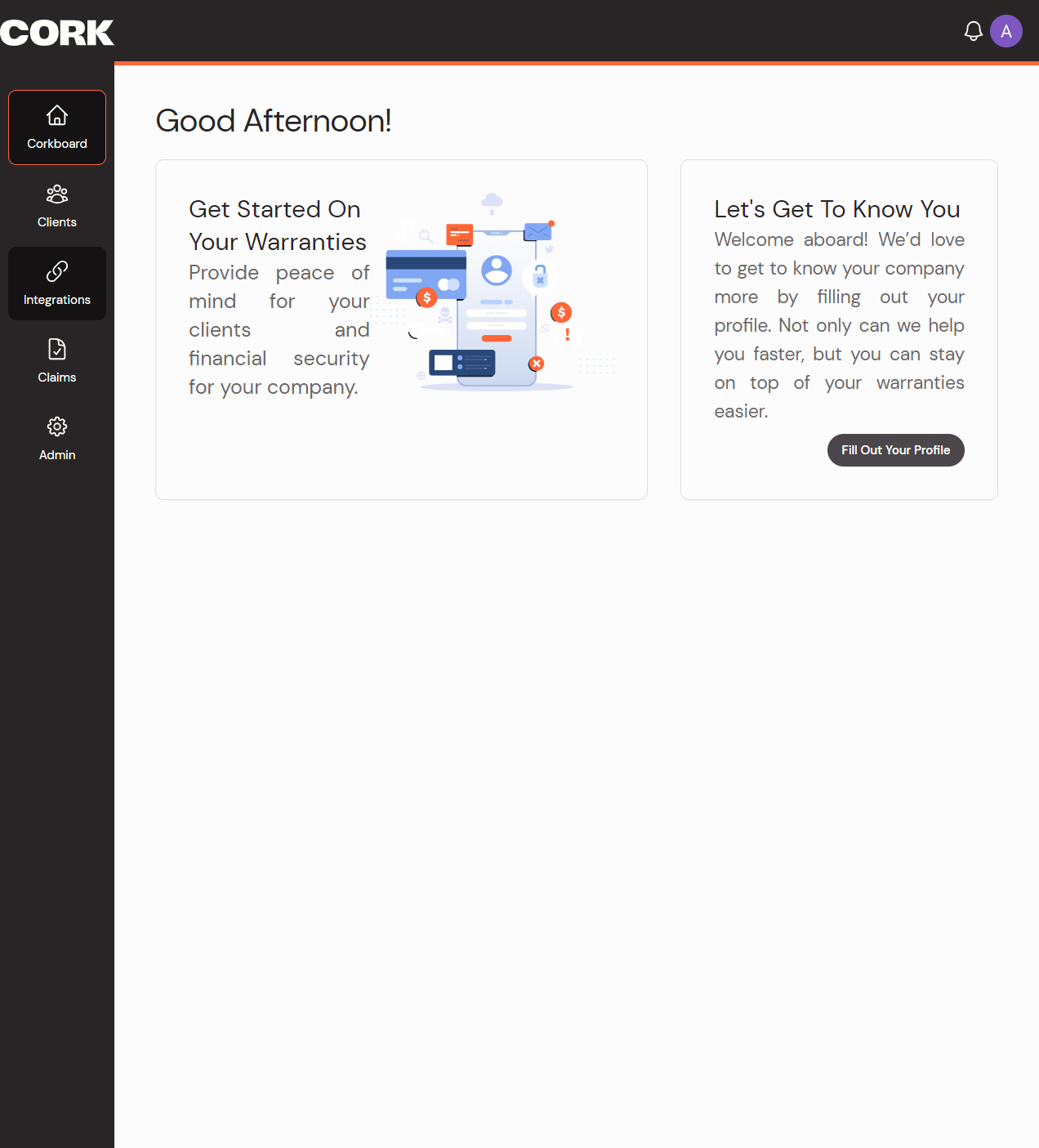 Click on Integrations