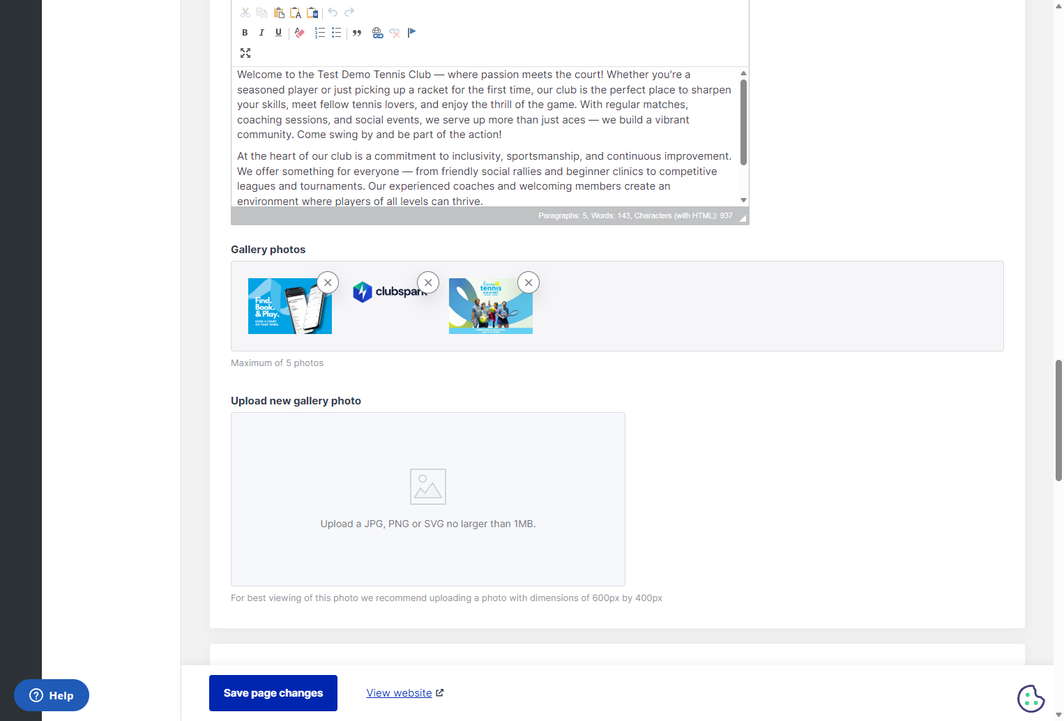 Scroll down to where you can see Upload new gallery photo, click the box as indicated in this image