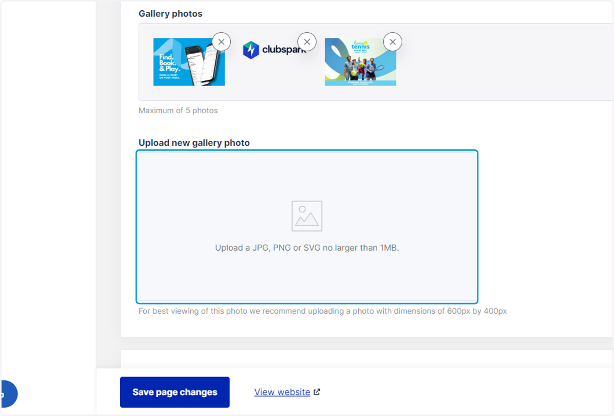 Scroll down to where you can see Upload new gallery photo, click the box as indicated in this image
