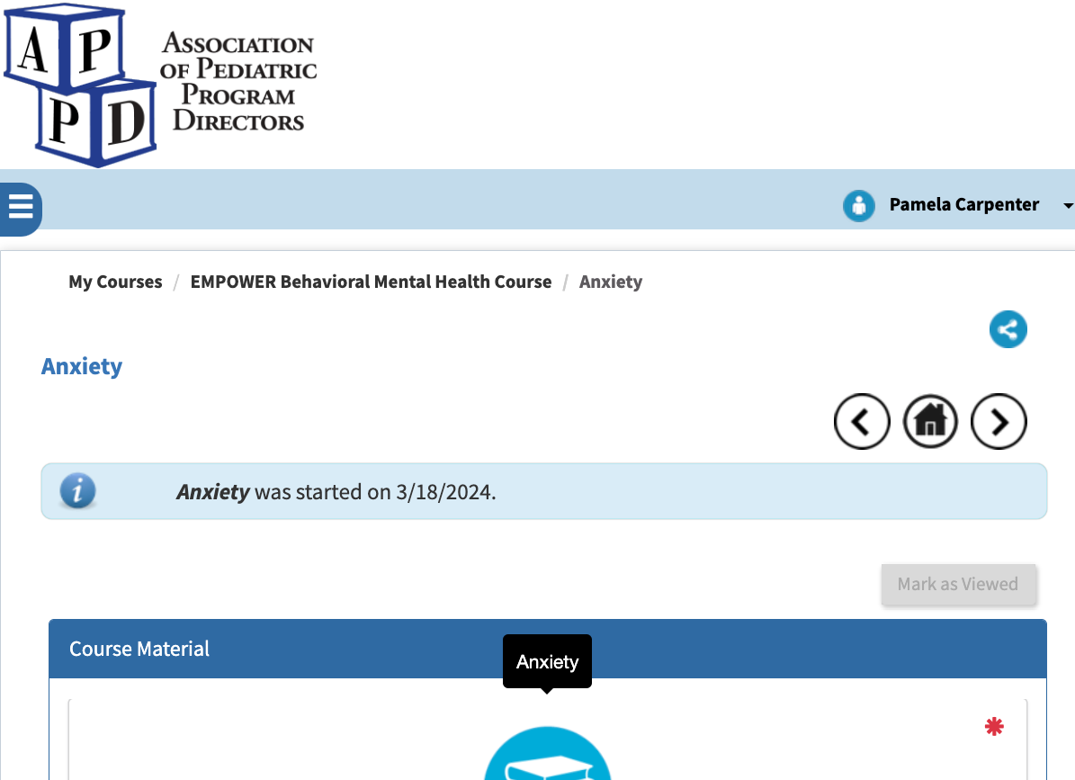 Once you have completed one lesson, it will allow you to click on the next lesson.