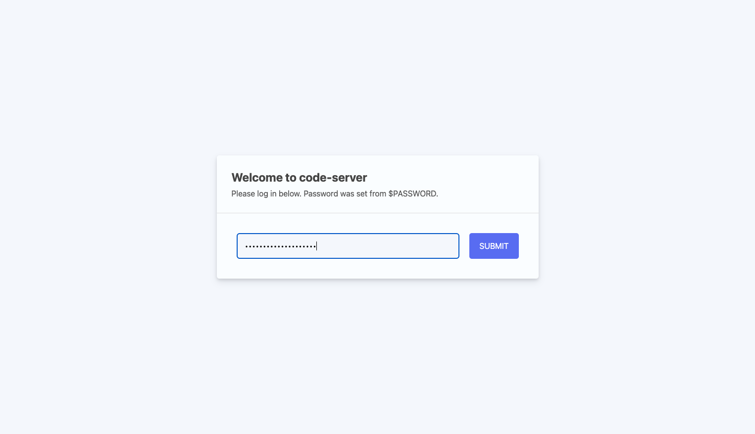 Cliquer sur SUBMIT