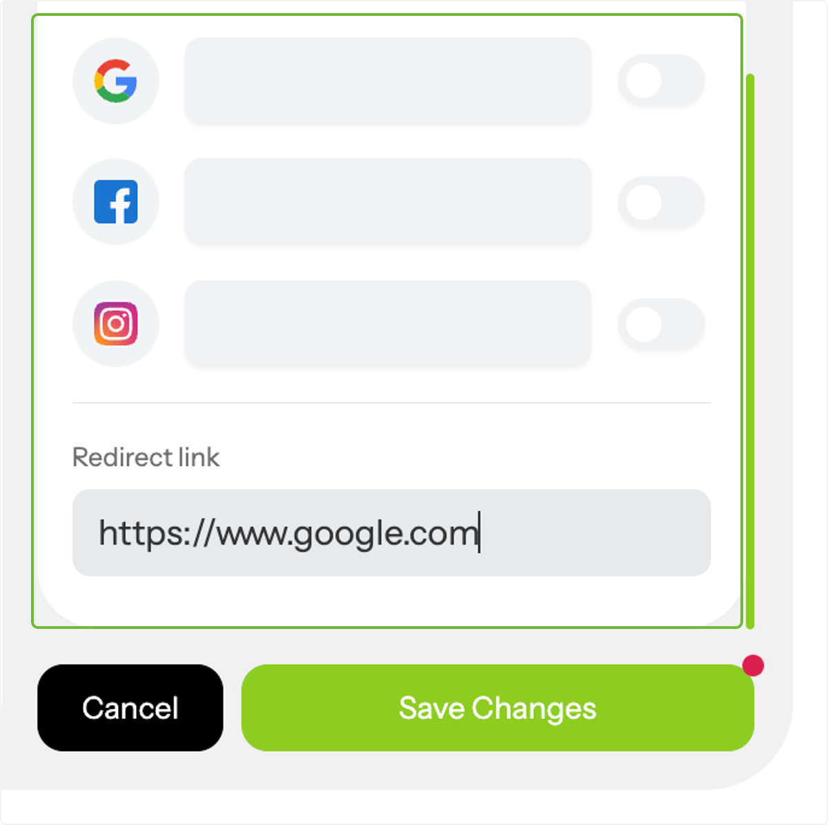 You can add a redirect link for users after login. You can choose Google, Facebook, or Instagram, or direct them to a…