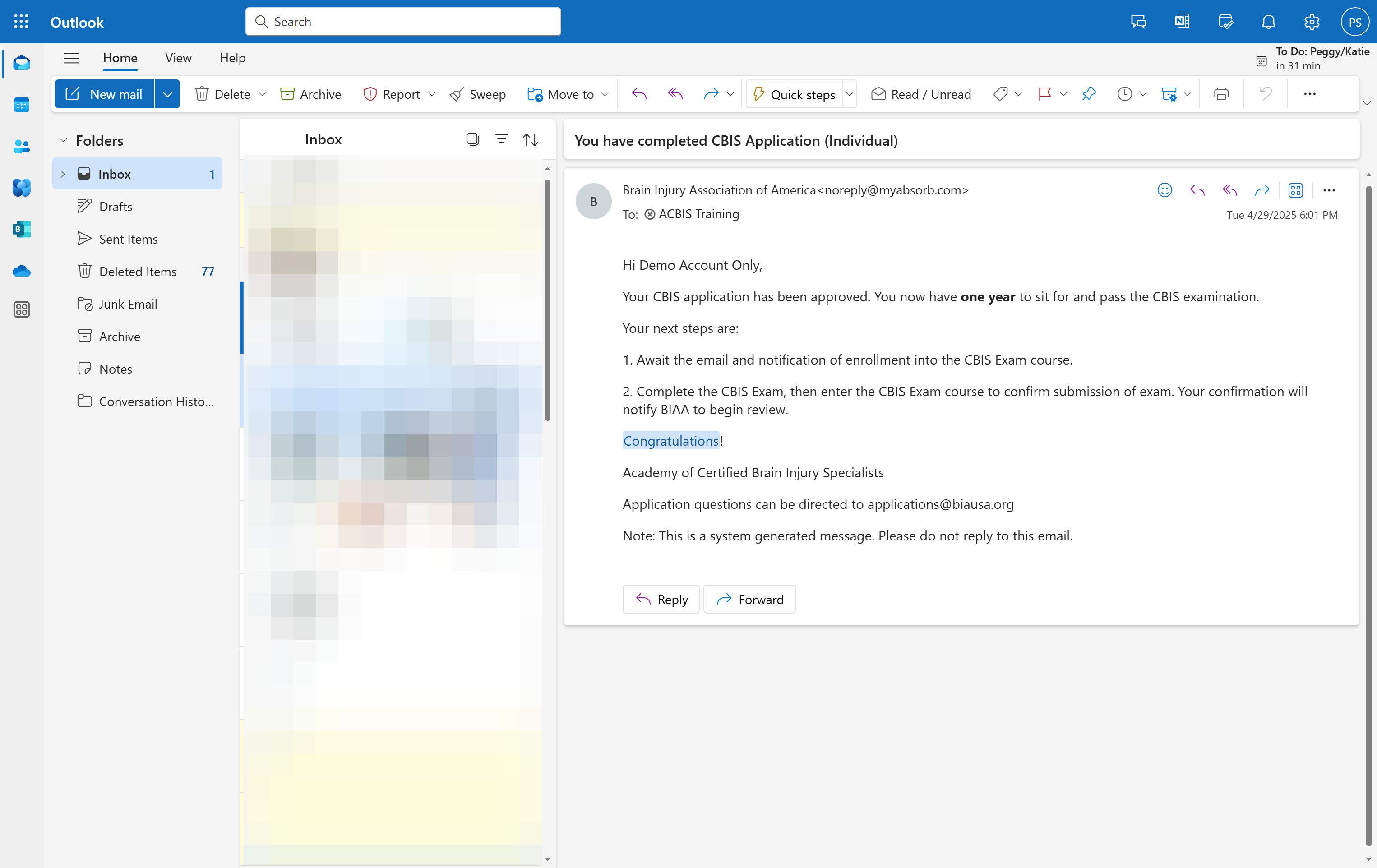 Participants with an approved application on file should refer to the email message sent to the address associated with their learning platform account. This message includes important details and instructions for accessing the certification examinat