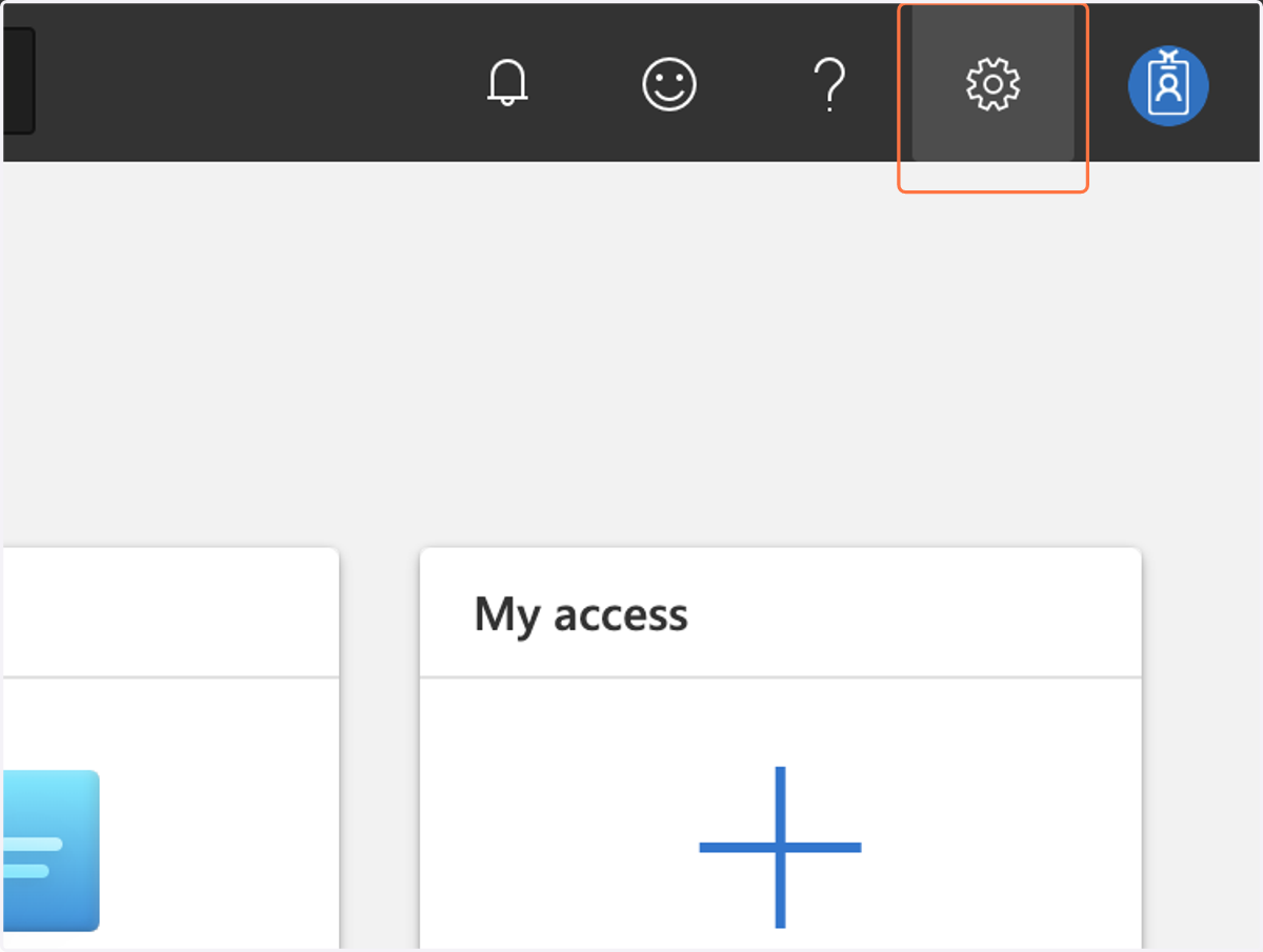 Click on Settings