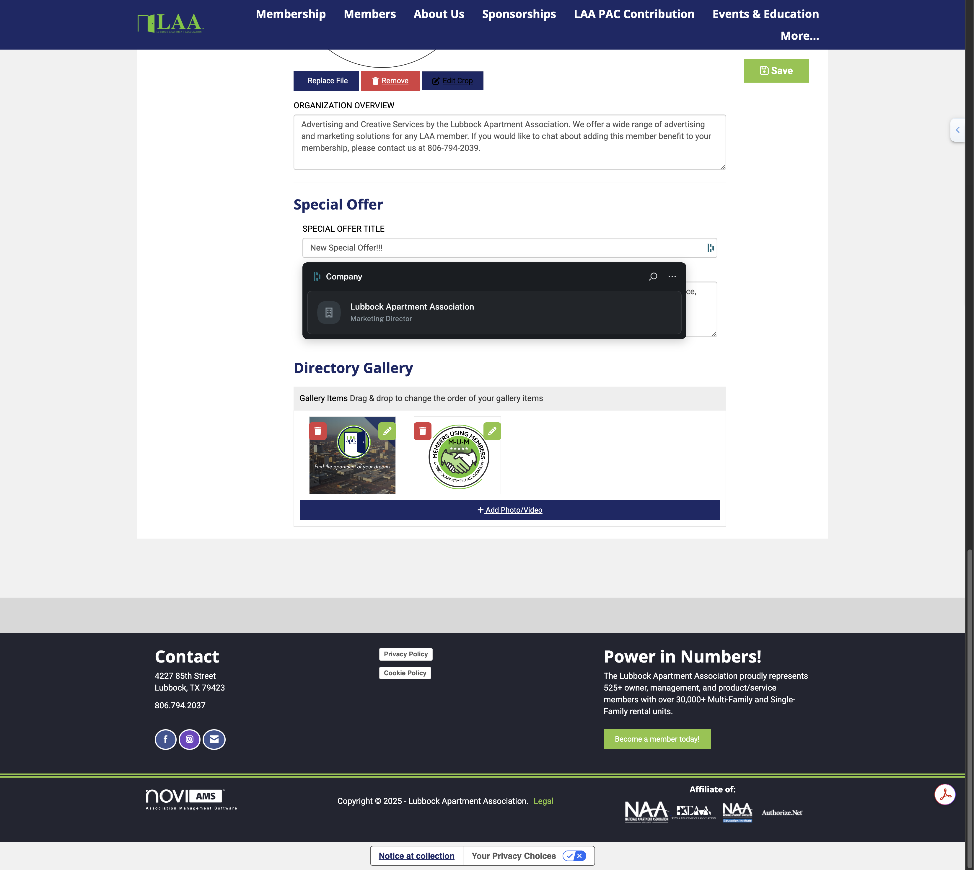 Click on Save