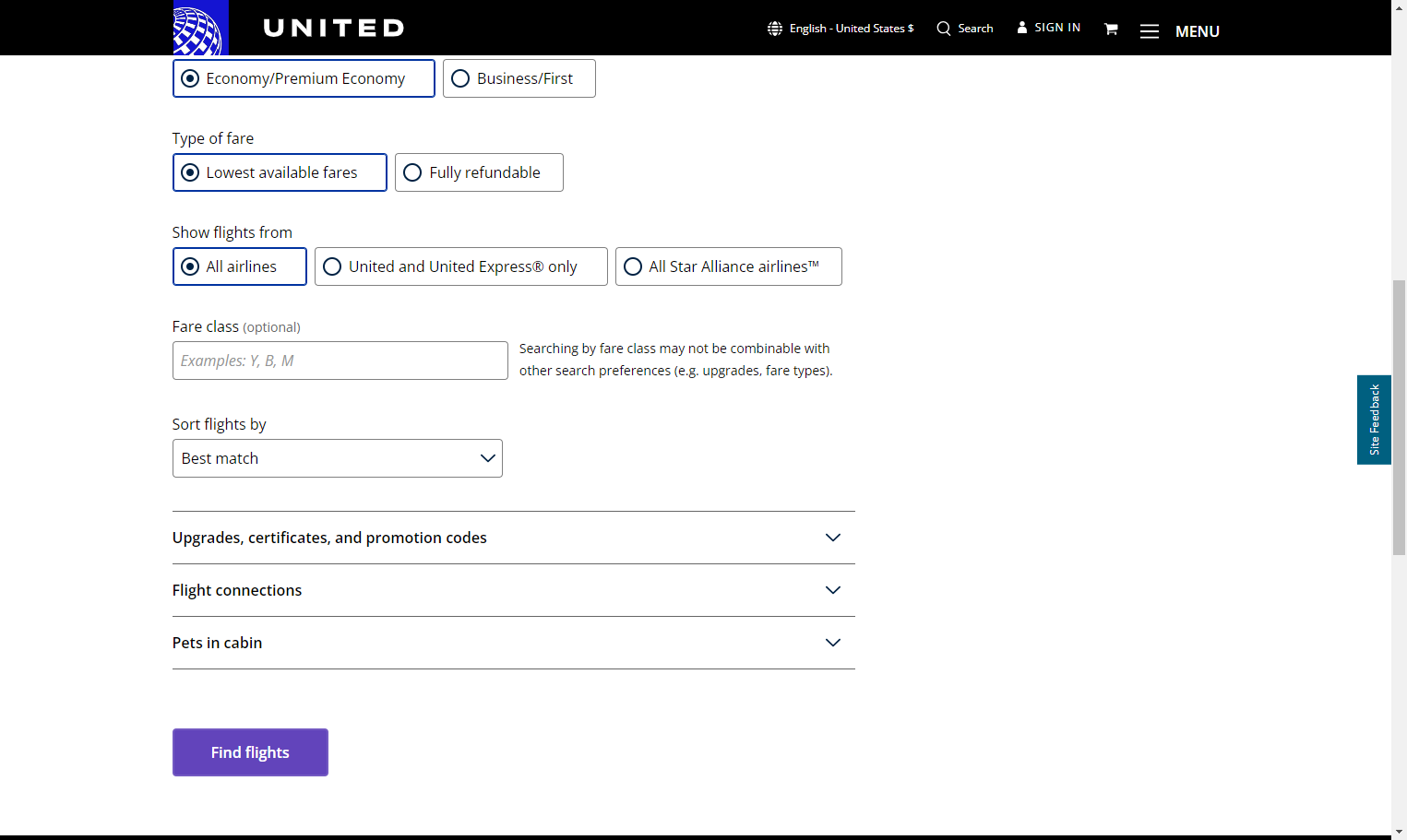Click on Upgrades, certificates, and promotion codes