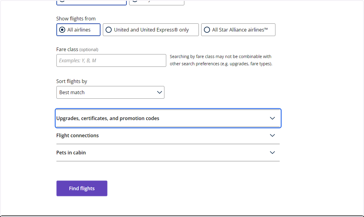 Click on Upgrades, certificates, and promotion codes