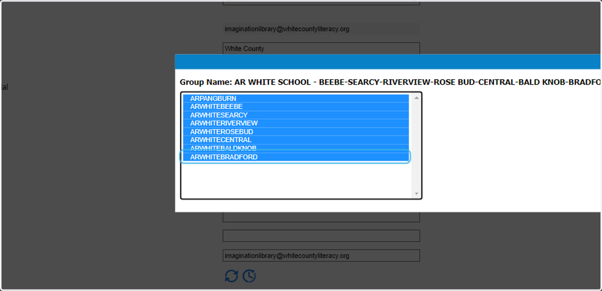 The BOS User will have access to all the highlighted affiliates.