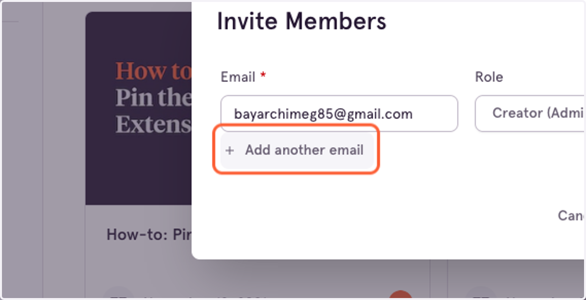 Click on dialog