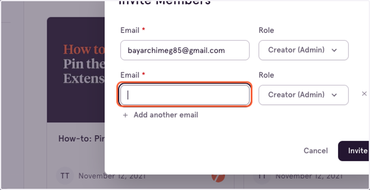 Paste "odjargaloyundemberel@gmail.com" into input