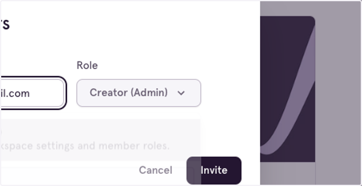 Click on Creator (Admin)