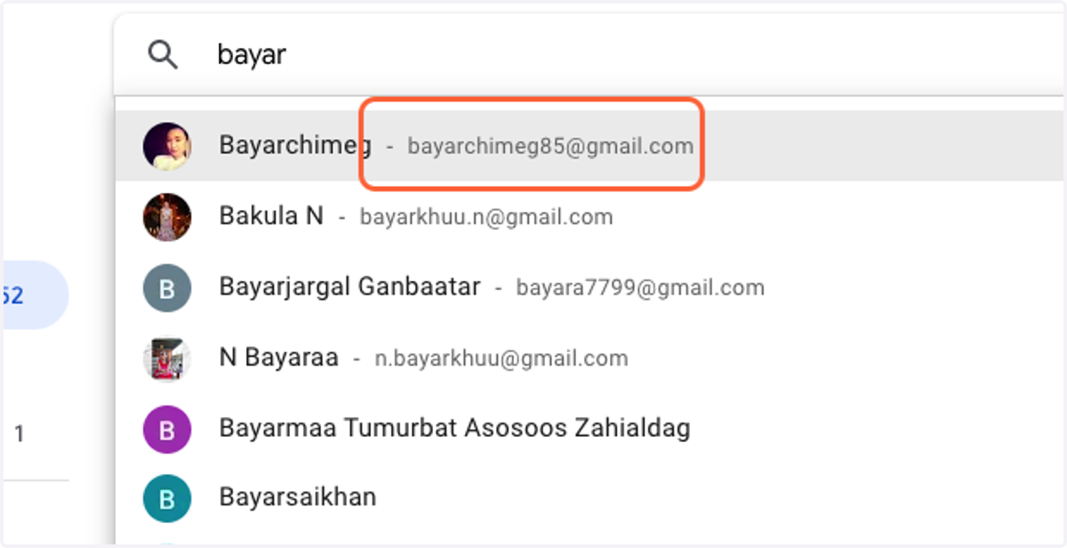 Click on option