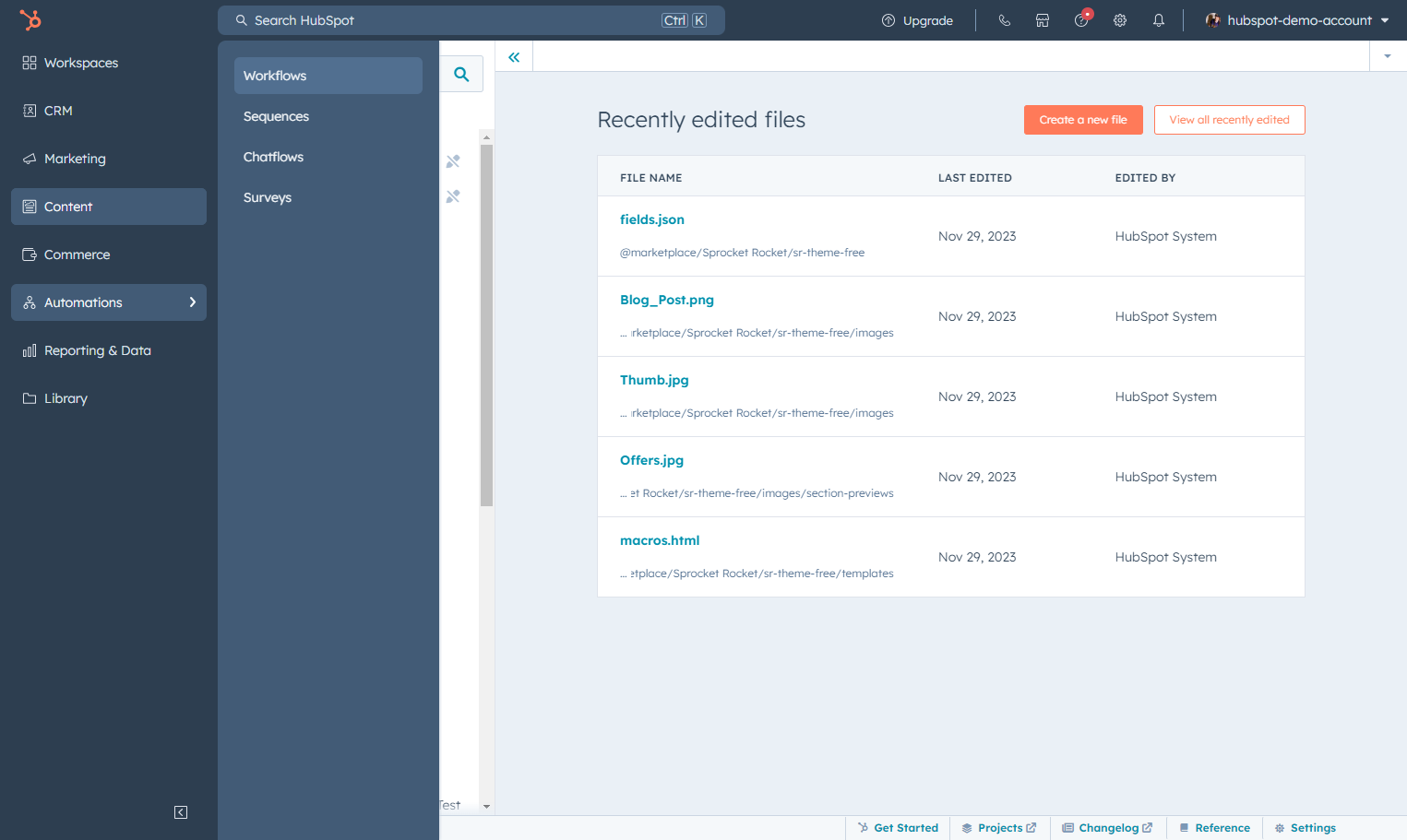 Click on Workflows